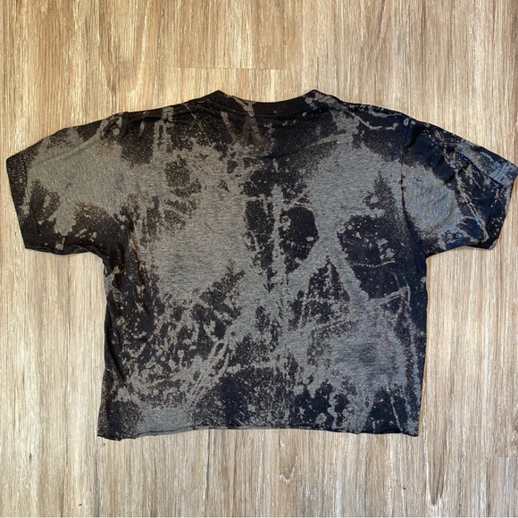 Gangster Marilyn Monroe Tattoos Guns Acid Wash Top - Size Medium - Picture 7 of 11